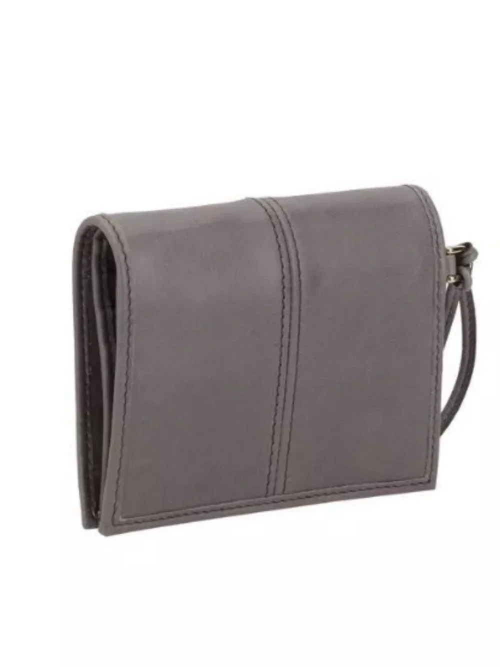Prada Leather Billfold Wallet with Snap-Button Closure